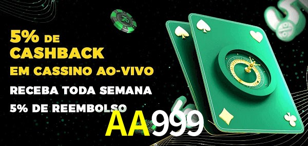 Promoções do cassino ao Vivo AA999
